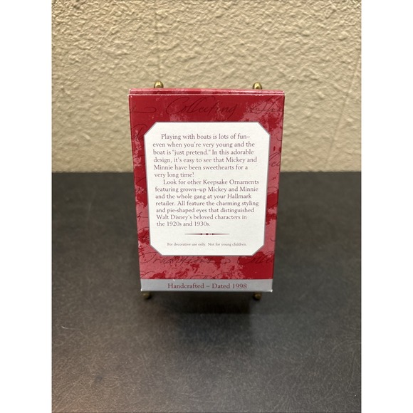 Hallmark Keepsake Ornament~Make-Believe‎ Boat~1998~2 ornaments~NIB - Picture 3 of 4
